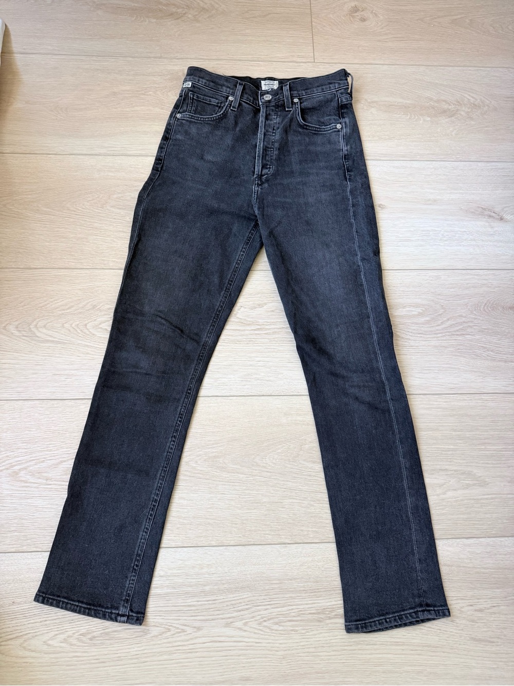Citizens Of Humanity Black Straight-Leg Women's Jeans